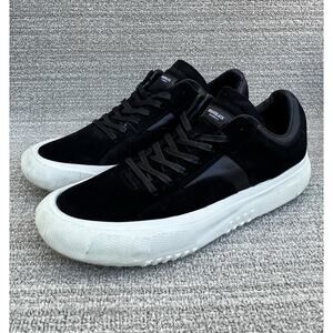 BRANDBLACK Porto Low Top Black Leather Sneaker Men’s Size 11.5 US